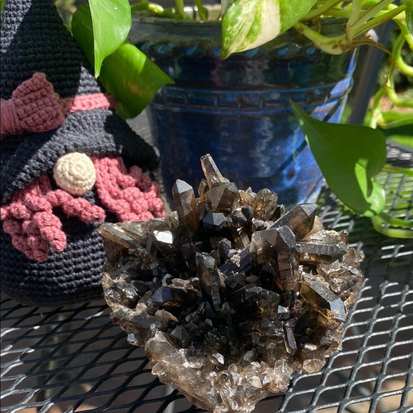 Raw Smokey Quartz Cluster - Picture 1 of 9